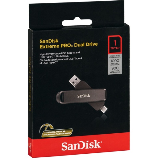 [170587] SanDisk Extreme Pro Dual Dri 1TB USB A+C  Flash   SDDDE1-1T00-G46