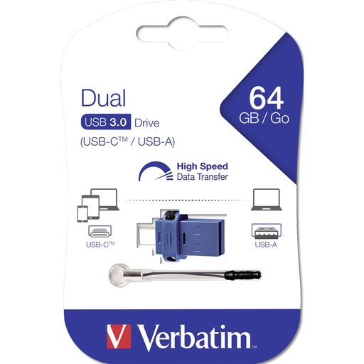 [317228] Verbatim Store n Go         64GB Dual Drive USB 3.0 / USB C
