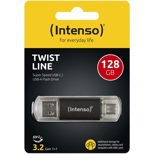 [703999] Intenso Twist              128GB USB Stick 3.2 USB-C & USB-A