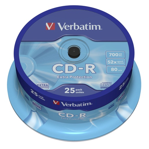 [441791] 1x25 Verbatim CD-R 80 / 700MB 52x Speed Extra Protection