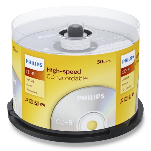 [513466] 1x50 Philips CD-R 80Min 700MB 52x SP
