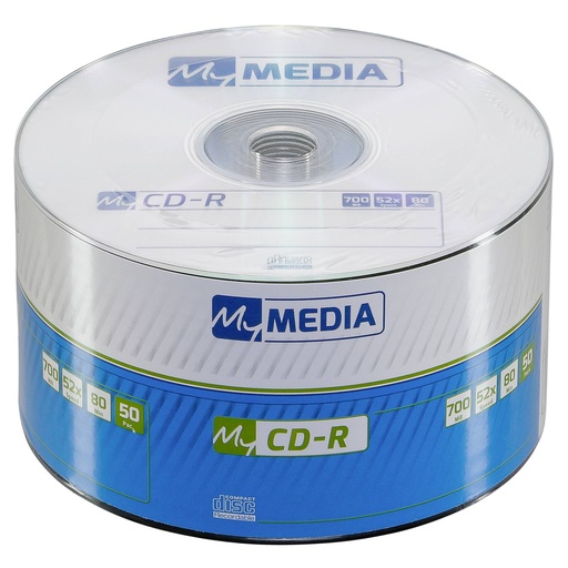 [582199] 1x50 MyMedia CD-R 80 / 700MB 52x Speed Wrap