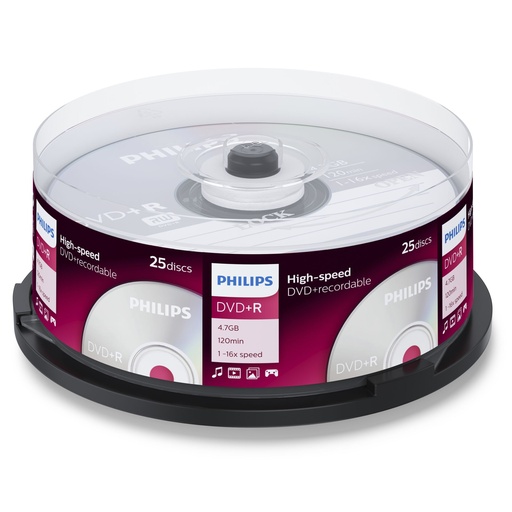 [513571] 1x25 Philips DVD+R 4,7GB 16x SP
