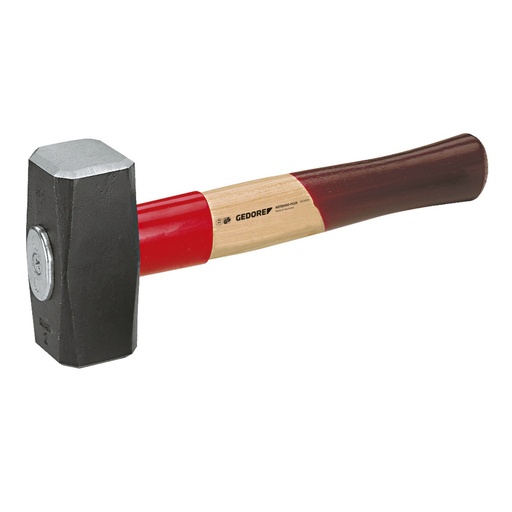 [819989] GEDORE Club Hammer ROTBAND-PLUS with Hickory handle 1500 g