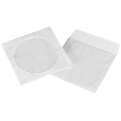 [317989] 1x50 Hama CD ROM Paper Sleeves white                      62671