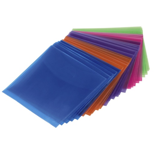 [317996] 1x50 Hama CD/DVD           51067 Protective Sleeves coloured
