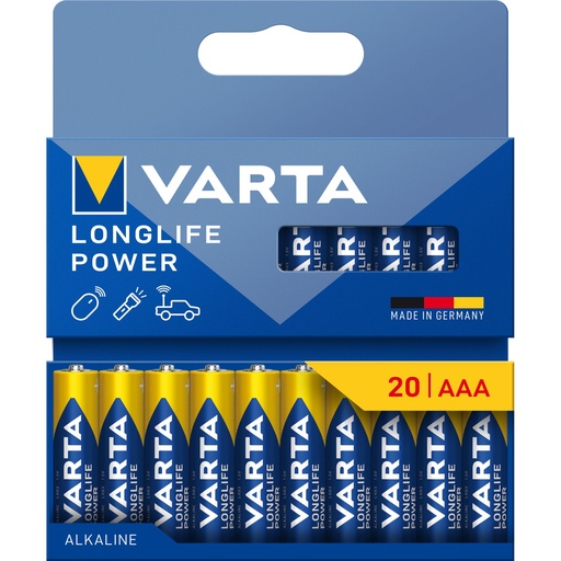 [116057] 1x20 Varta Longlife Power Micro AAA LR 03            04903121720