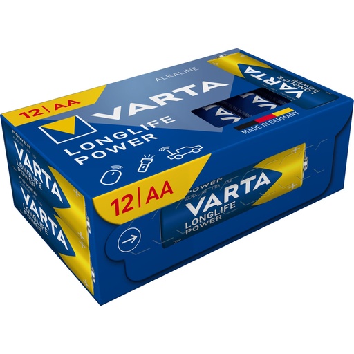 [186813] 1x12 Varta Longlife Power AA Cube 12