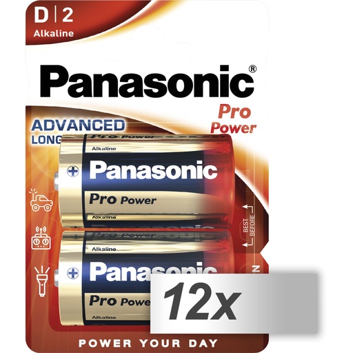[406966] 12x2 Panasonic Pro Power Mono D LR 20               PU inner box
