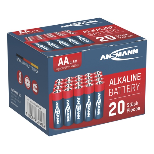 [429618] 1x20 Ansmann Alkaline Mignon AA LR 6 red-line Box