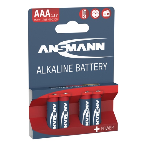 [429646] 1x4 Ansmann Alkaline Micro AAA LR 03 red-line