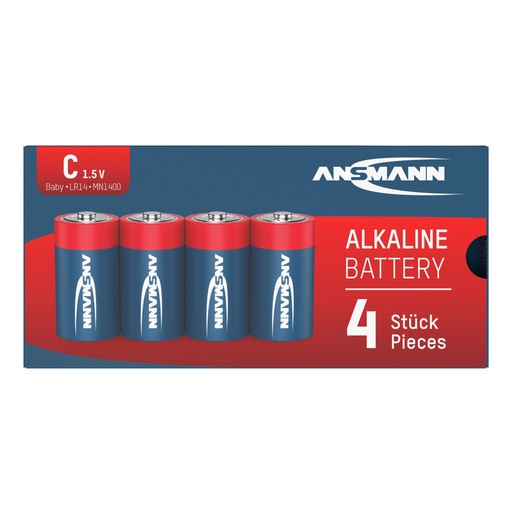 [429660] 1x4 Ansmann Alkaline Baby C LR 14 red-line
