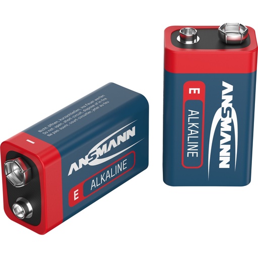 [429674] 1x2 Ansmann Alkaline 9V-Block red-line