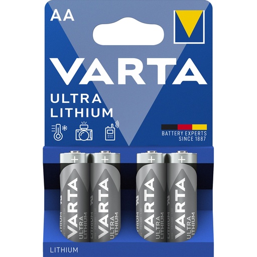 [464018] 10x4 Varta Ultra Lithium Mignon AA LR 6