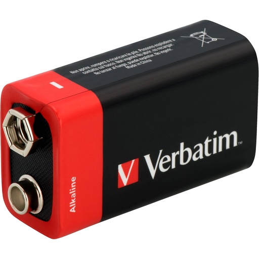 [485004] Verbatim Alkaline battery 9V-Block 6 LR 61           49924