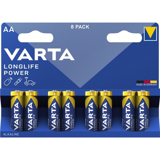 [486829] 1x8 Varta Longlife Power Mignon AA LR06