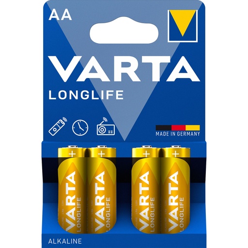 [486864] 1x4 Varta Longlife Mignon AA LR 6