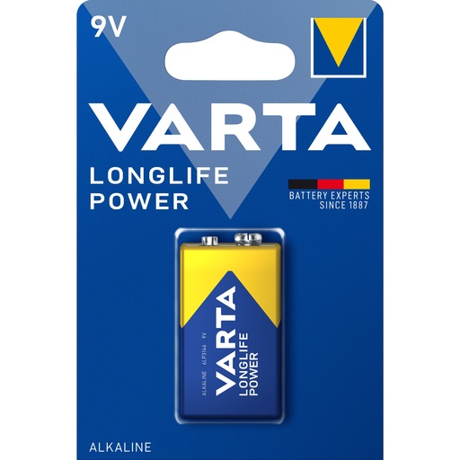[494515] 50x1 Varta Longlife Power  6LR61 9V-Block           PU master box