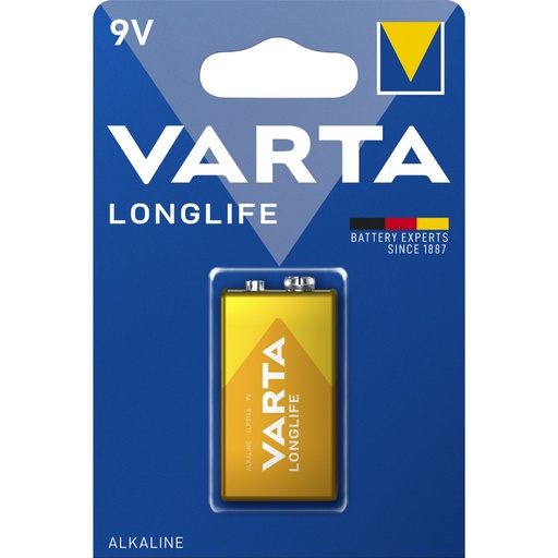 [494697] 50x1 Varta Longlife Extra 9V block 6 LR 61      PU master box