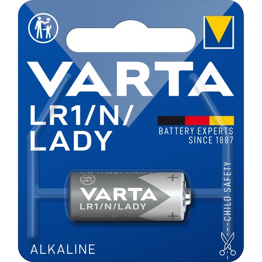 [494914] 100x1 Varta electronic LR 1 Lady PU master box