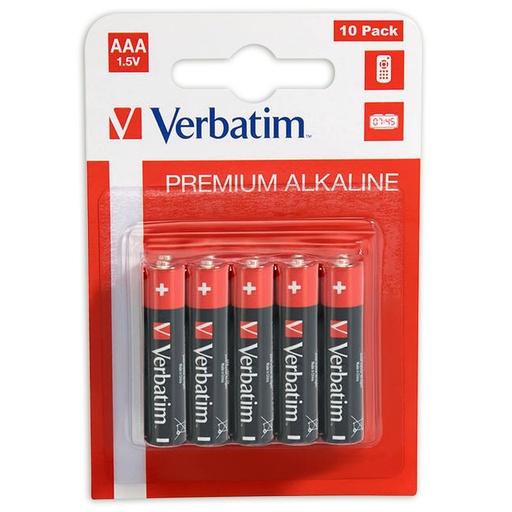 [495420] 1x10 Verbatim Alkaline battery Micro AAA LR 03            49874