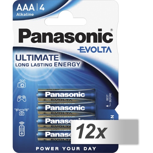 [511336] 12x4 Panasonic Evolta LR 03 Micro               PU inner box