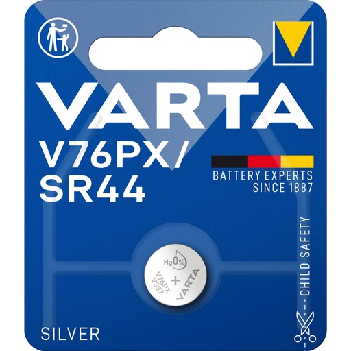 [517581] 1 Varta Photo V 76 PX/SR44 04075 101 401