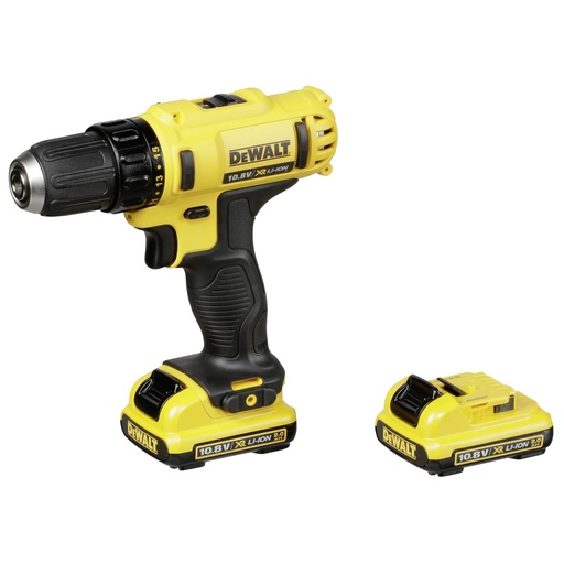 [440897] DeWalt DCD710D2-QW 10,8V 2x 2 Ah Cordless Drill Driver + Case