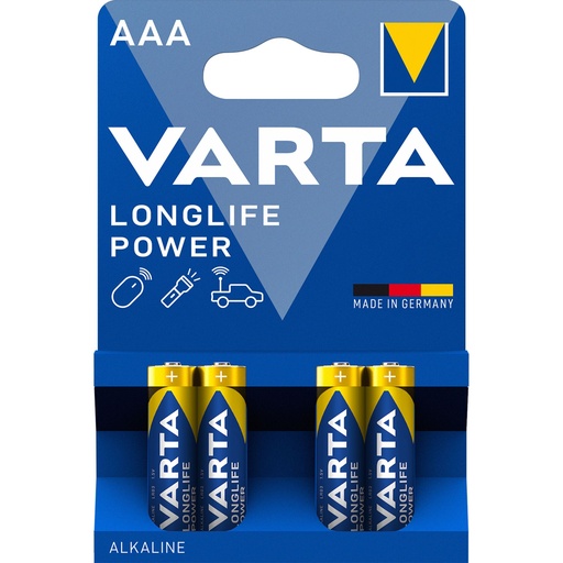 [837947] 1x4 Varta Longlife Power Micro AAA LR03