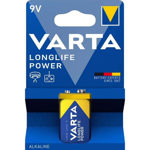 [837975] 1 Varta Longlife Power 9V-Block 6LR61