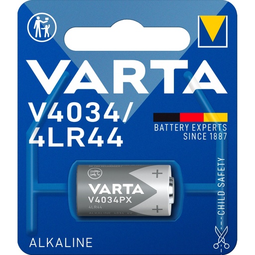 [856438] 1 Varta electronic V4034PX 4LR44 6V Alkaline Special  04034101401