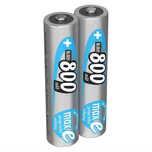 [117859] 1x2 Ansmann maxE NiMH rech. bat. Micro AAA 800 mAh        5030982