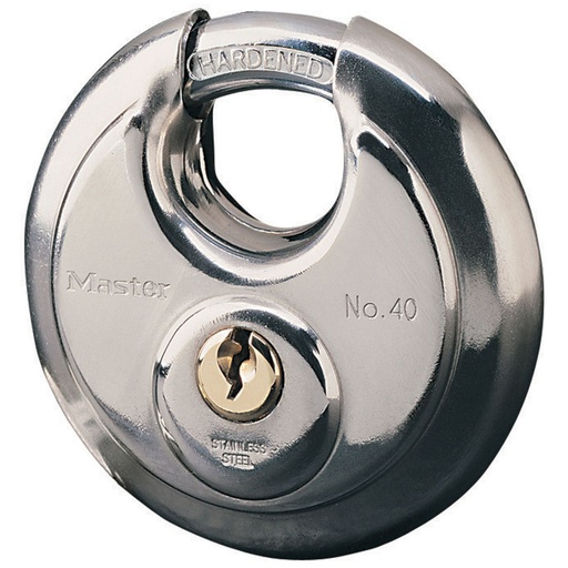 [778612] Master Lock Disc Stainless Steel 40EURD