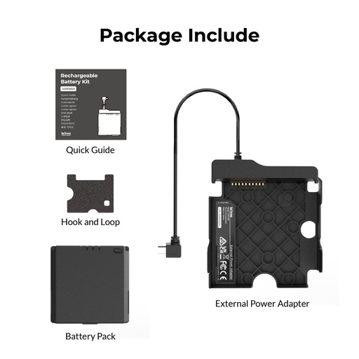 [119074] Brinno APB1000 Rechargeable Battery Kit