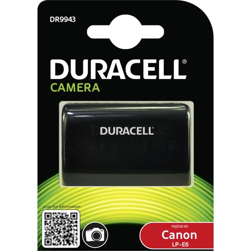 [279309] Duracell Li-Ion Akku 1600 mAh for Canon LP-E6