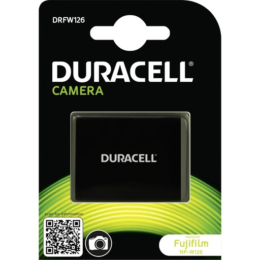 [279435] Duracell Li-Ion Battery 1140mAh for Fujifilm NP-W126