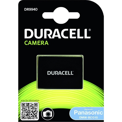[291125] Duracell Li-Ion Battery 890mAh for Panasonic DMW-BCG10