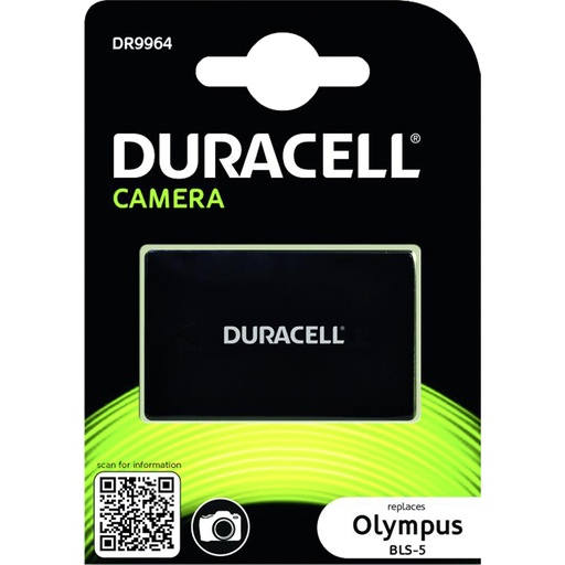 [291580] Duracell Li-Ion Battery 1100mAh for Olympus BLS-5