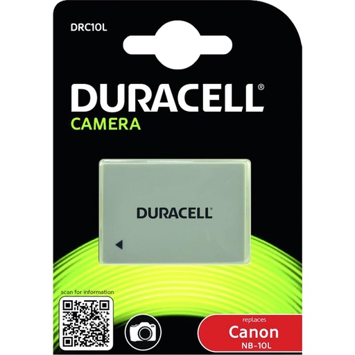 [292070] Duracell Li-Ion Battery 950mAh for Canon NB-10L