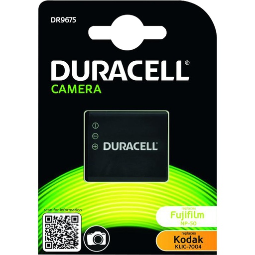 [391701] Duracell Li-Ion Akku 770 mAh for Fujifilm NP-50 Pentax D-LI68