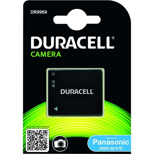 [391722] Duracell Li-Ion Akku 700 mAh for Panasonic DMW-BCK7E