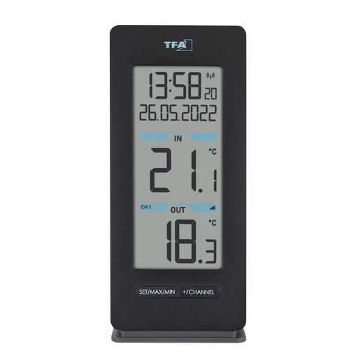 [798051] TFA 30.3072.01 BUDDY Radio Controlled Thermometer