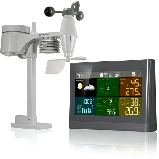 [202857] Bresser Wetter Center 5-in-1 Comfort grau