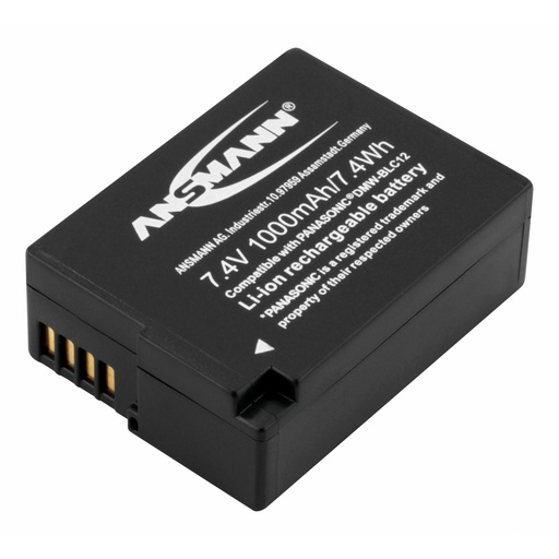 [816865] Ansmann A-Pan DMW-BLC12 1000mAh 7,4V