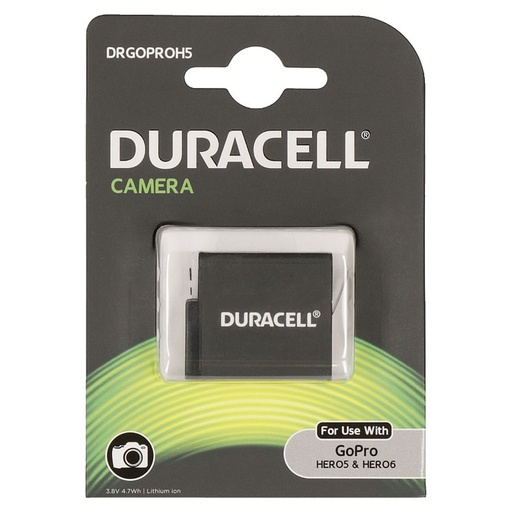 [391750] Duracell Li-Ion Battery 1250mAh for GoPro Hero 5/Hero 6/Hero 7