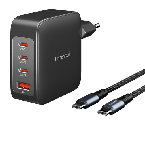 [123029] Intenso Power Adapter W140 SET 2x USB-C 1x USB-A incl. Cable