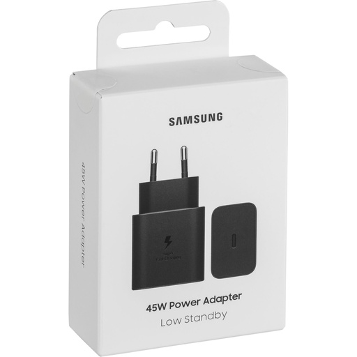 [136665] Samsung Schnellladeadapter 45W EP-T4511N schwarz ohne Kabel