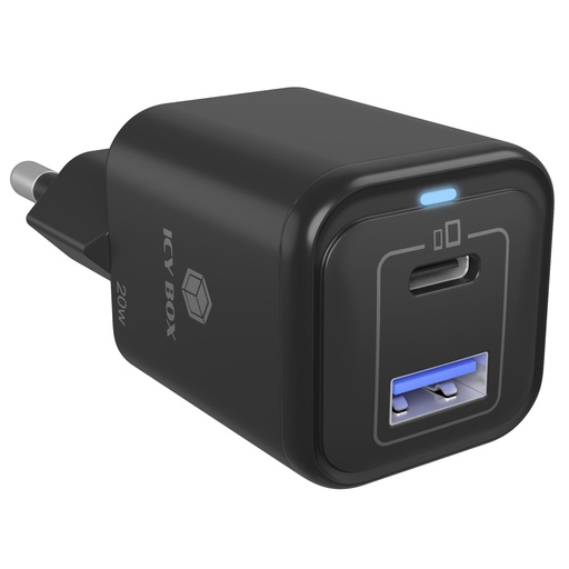 [163153] ICY BOX IB-PS1020-PD 2 Port 20W Netzteil