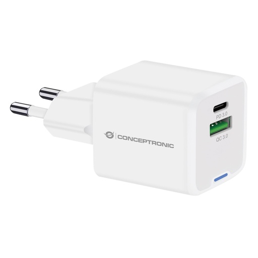 [165736] Conceptronic ALTHEA15W 2-Port 20W GaN USB PD Charger