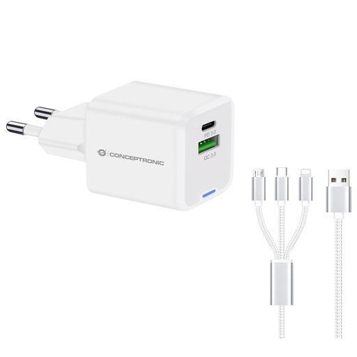[165750] Conceptronic ALTHEA16W 2-Port 33W GaN USB PD Charger
